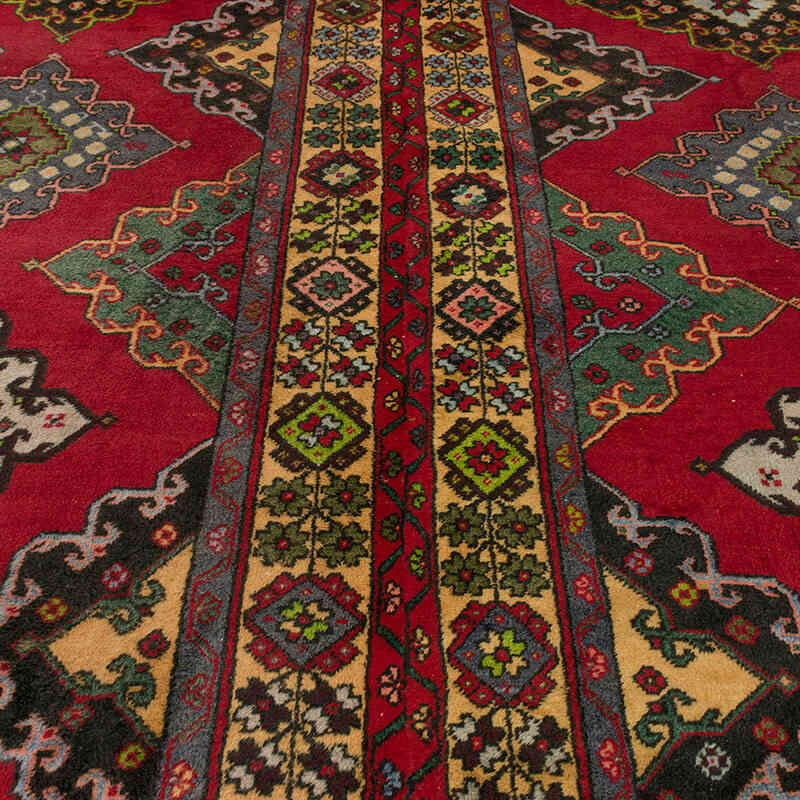 Vintage Turkish Hand-Knotted Rug - 10'  x 13'  (120" x 156") - K0072179