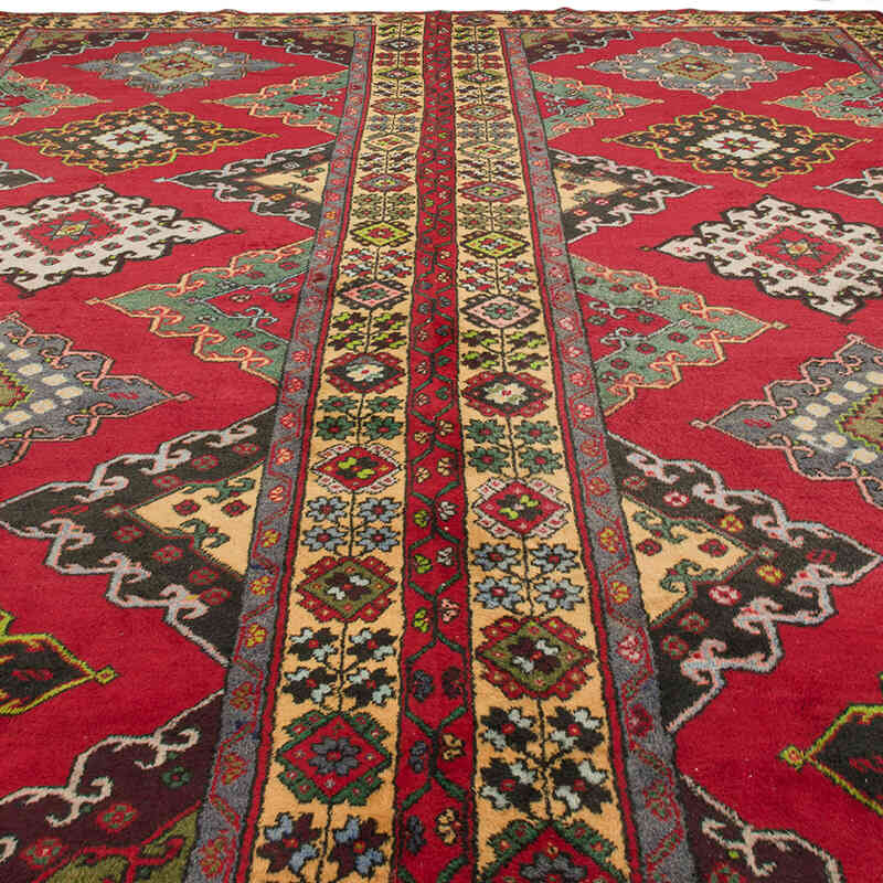 Vintage Turkish Hand-Knotted Rug - 10'  x 13'  (120" x 156") - K0072179