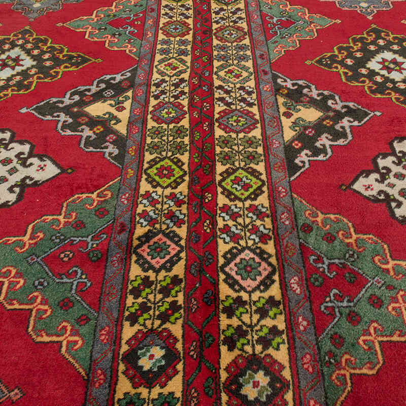 Vintage Turkish Hand-Knotted Rug - 10'  x 13'  (120" x 156") - K0072179