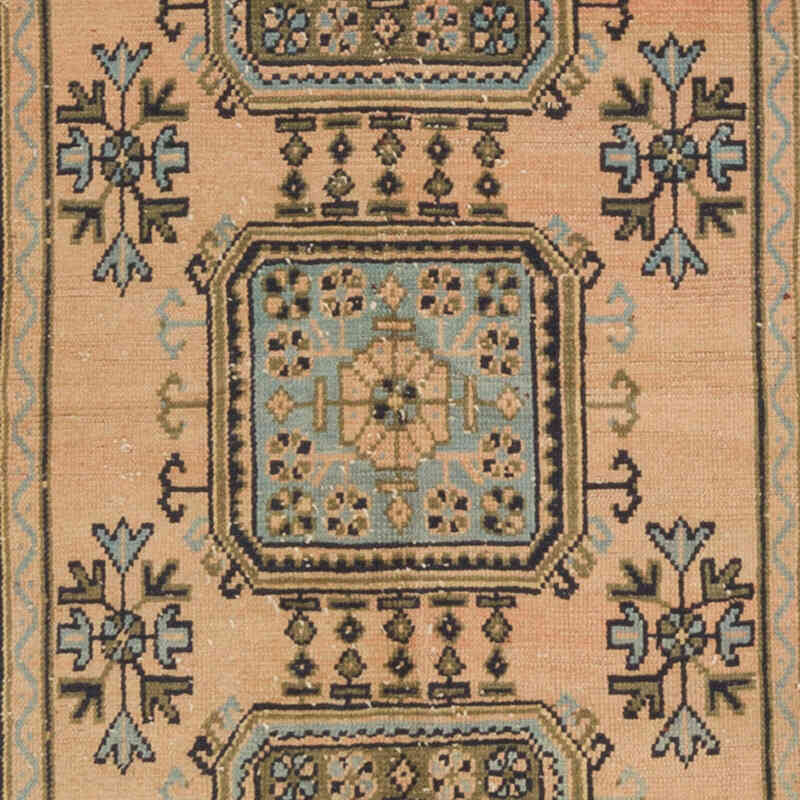 Vintage Turkish Hand-Knotted Rug - 9'  x 11' 2" (108" x 134") - K0072184