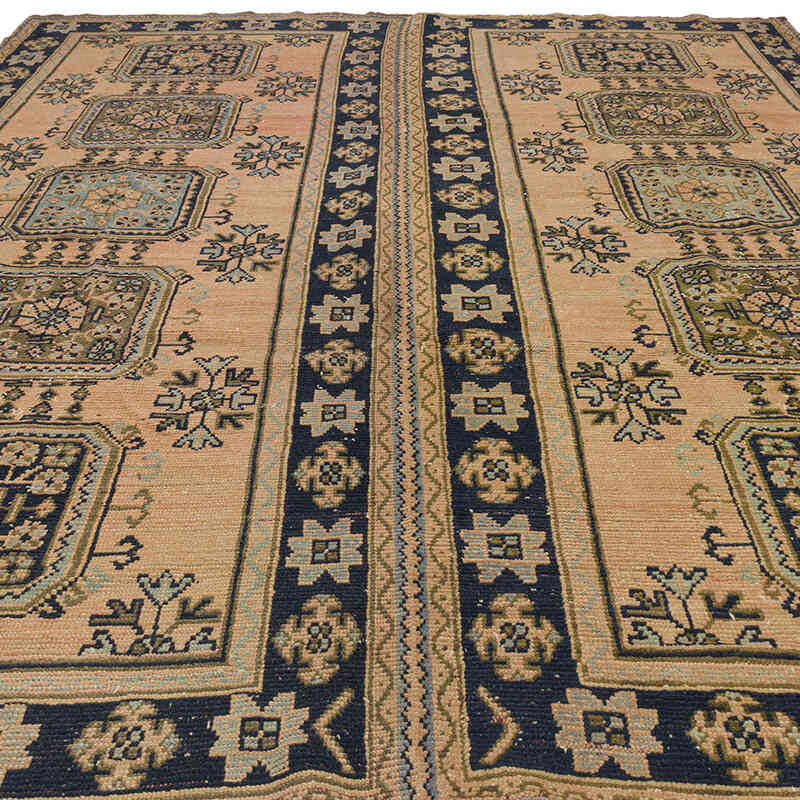 Vintage Turkish Hand-Knotted Rug - 9'  x 11' 2" (108" x 134") - K0072184