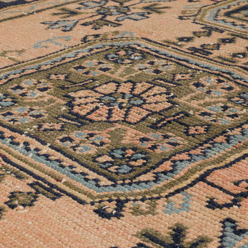 Vintage Turkish Hand-Knotted Rug - 9'  x 11' 2" (108" x 134") - K0072184