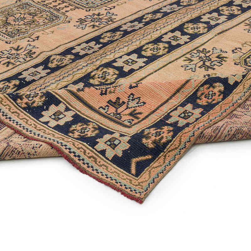 Vintage Turkish Hand-Knotted Rug - 9'  x 11' 2" (108" x 134") - K0072184