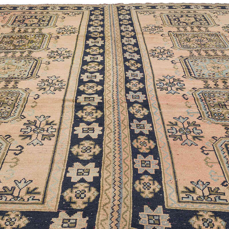 Vintage Turkish Hand-Knotted Rug - 9'  x 11' 2" (108" x 134") - K0072184