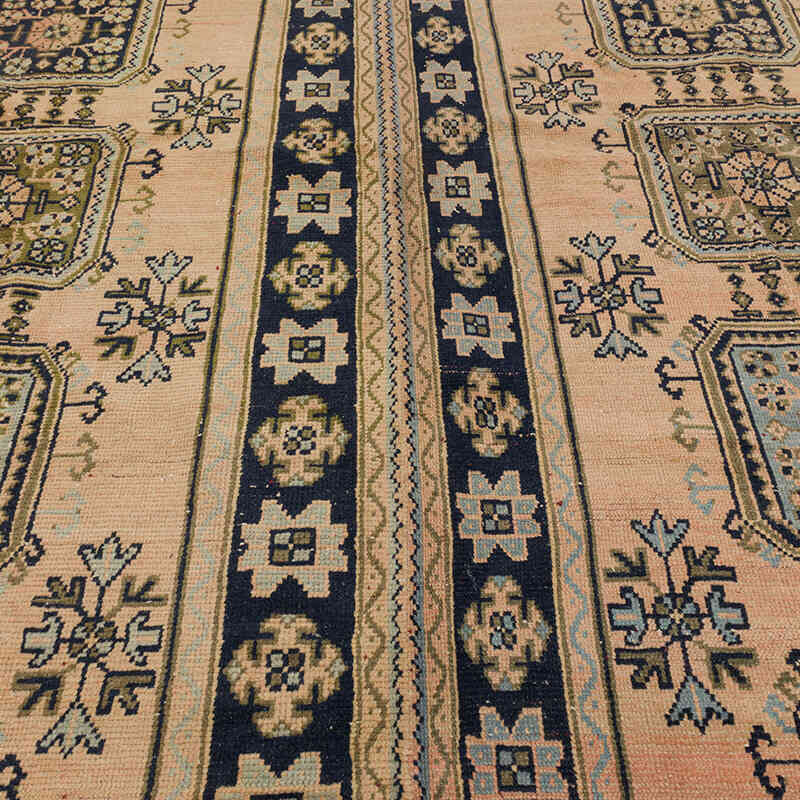 Vintage Turkish Hand-Knotted Rug - 9'  x 11' 2" (108" x 134") - K0072184