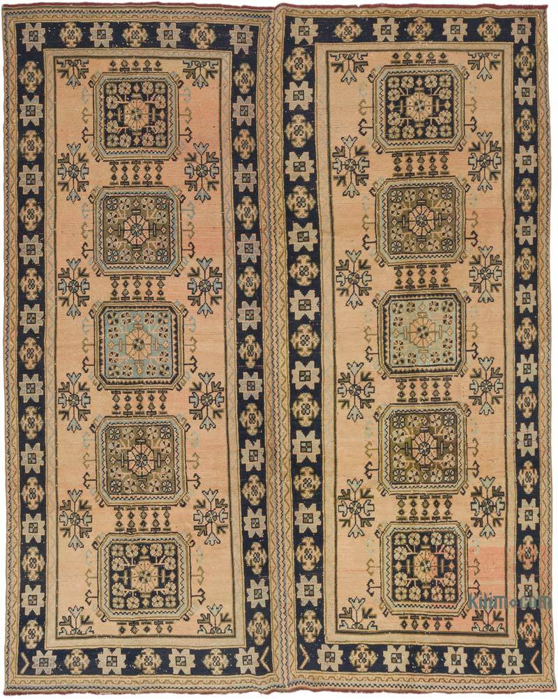 Vintage Turkish Hand-Knotted Rug - 9'  x 11' 2" (108" x 134") - K0072184