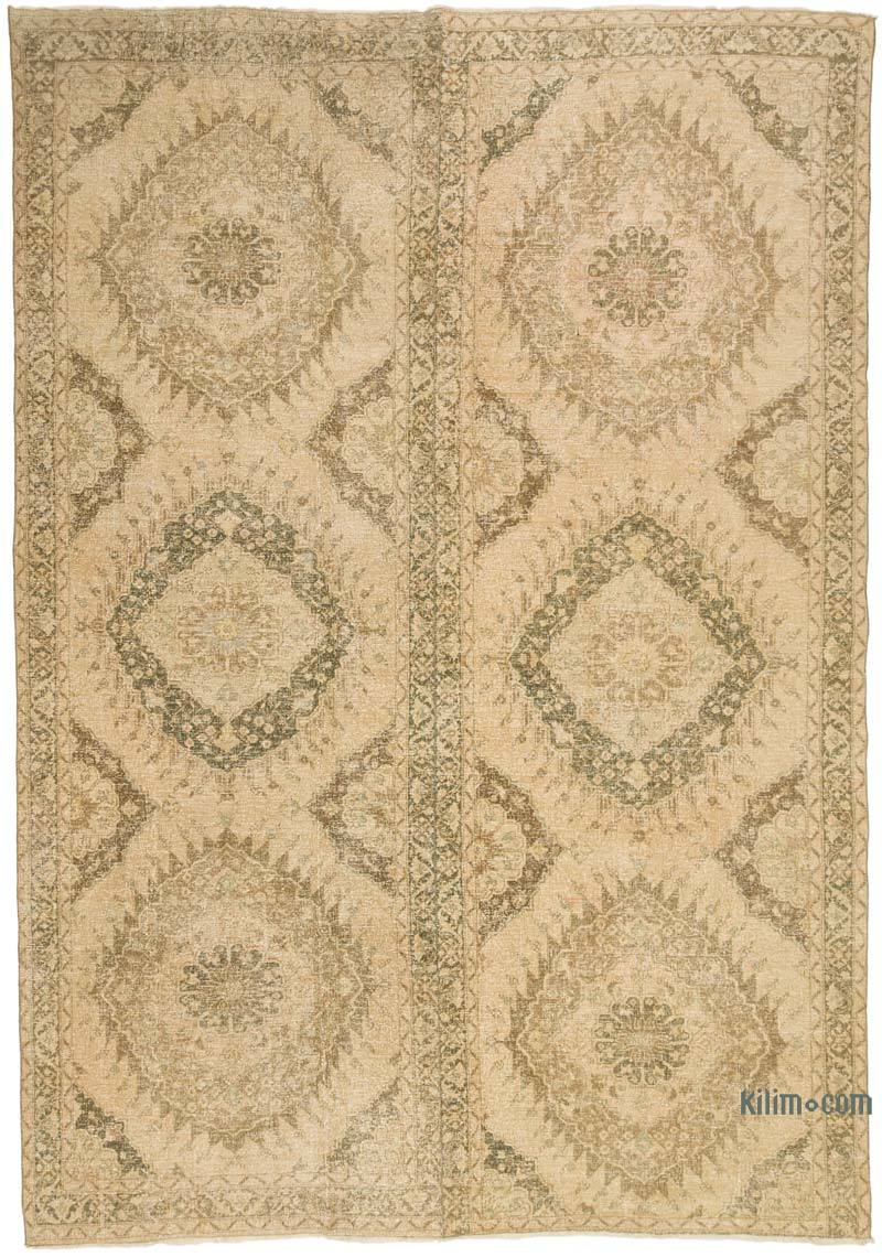 Vintage Turkish Hand-Knotted Rug - 9' 5" x 13' 7" (113" x 163") - K0072188