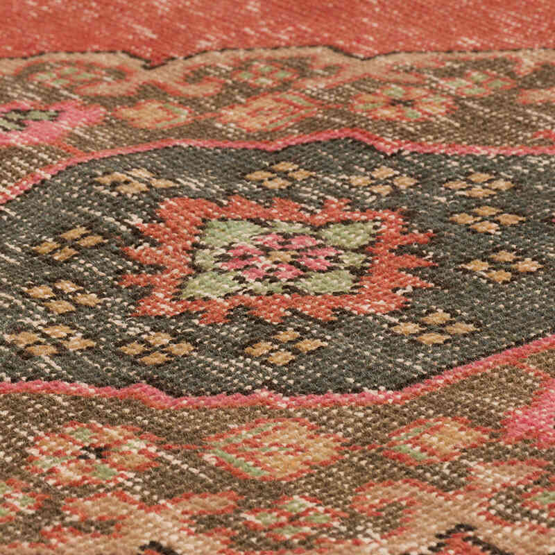 Vintage Turkish Hand-Knotted Rug - 9' 1" x 11' 7" (109" x 139") - K0072189
