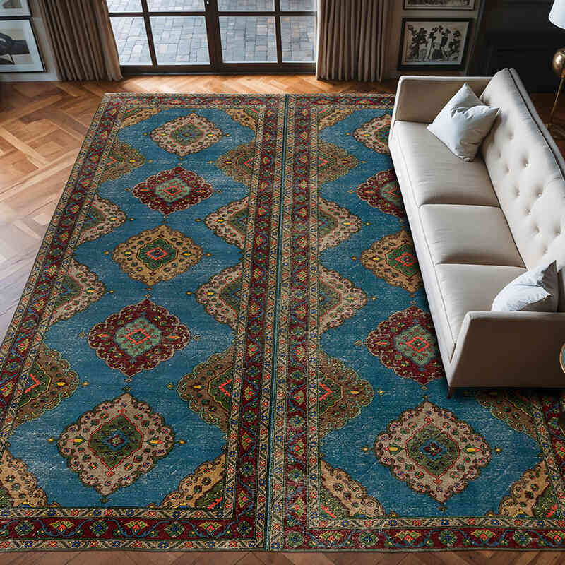 El Dokuma Vintage Hali - 290 cm x 376 cm - K0072192