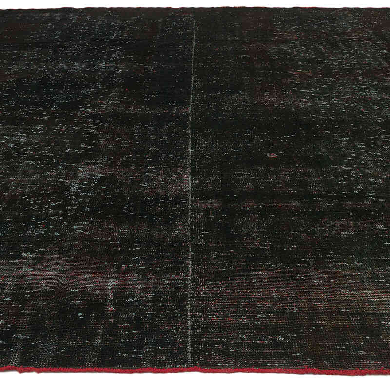 Over-dyed Vintage Hand-Knotted Turkish Rug - 9' 9" x 10' 2" (117" x 122") - K0072197