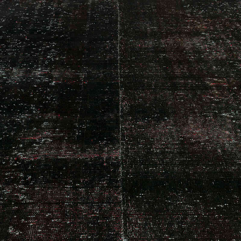 Over-dyed Vintage Hand-Knotted Turkish Rug - 9' 9" x 10' 2" (117" x 122") - K0072197