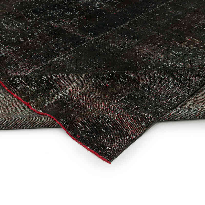 Over-dyed Vintage Hand-Knotted Turkish Rug - 9' 9" x 10' 2" (117" x 122") - K0072197