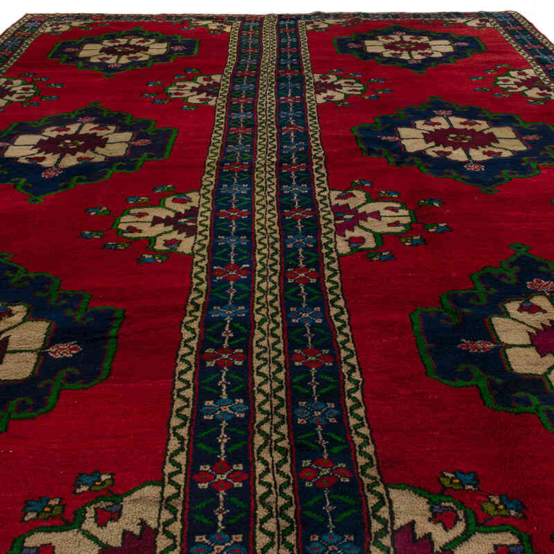 Alfombra Vintage Turca Anudada a Mano - 273 cm x 385 cm - K0072199