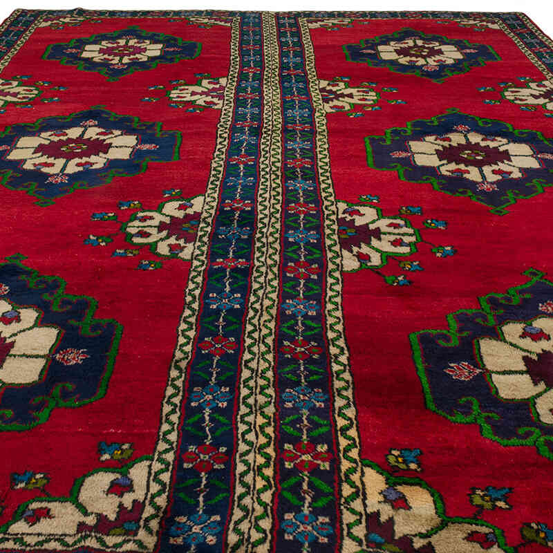Alfombra Vintage Turca Anudada a Mano - 273 cm x 385 cm - K0072199