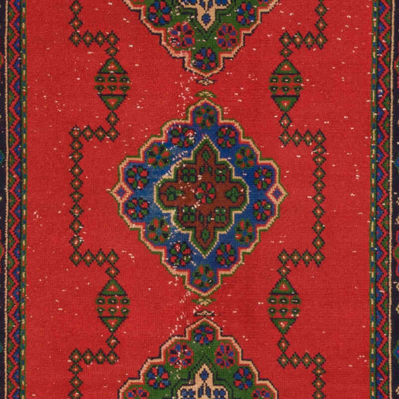 Vintage Turkish Hand-Knotted Rug - 8' 10" x 11' 4" (106" x 136") - K0072223