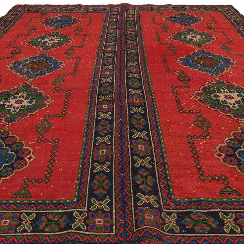 Vintage Turkish Hand-Knotted Rug - 8' 10" x 11' 4" (106" x 136") - K0072223