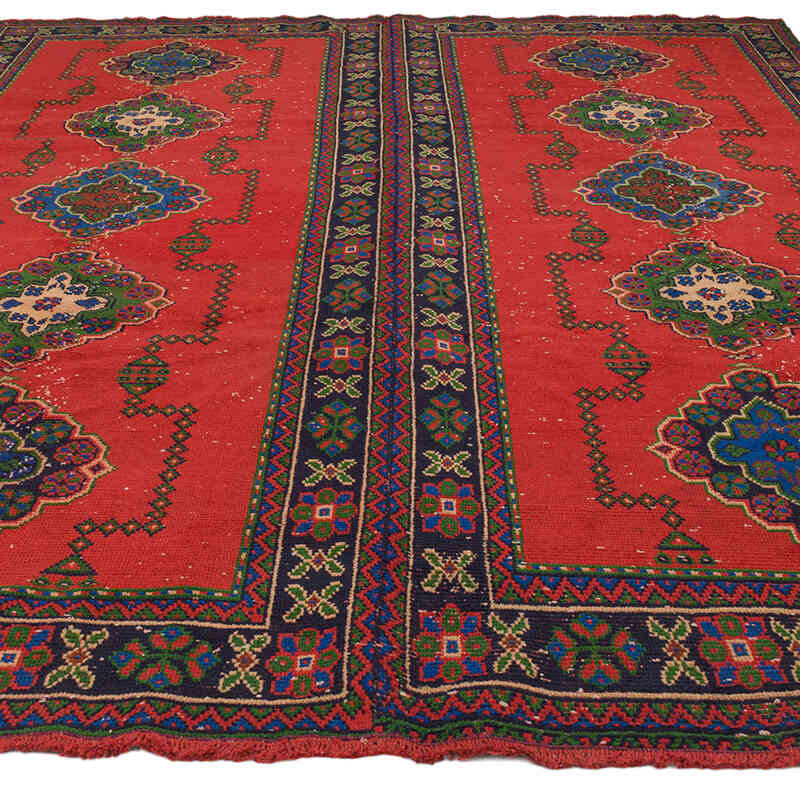 Vintage Turkish Hand-Knotted Rug - 8' 10" x 11' 4" (106" x 136") - K0072223