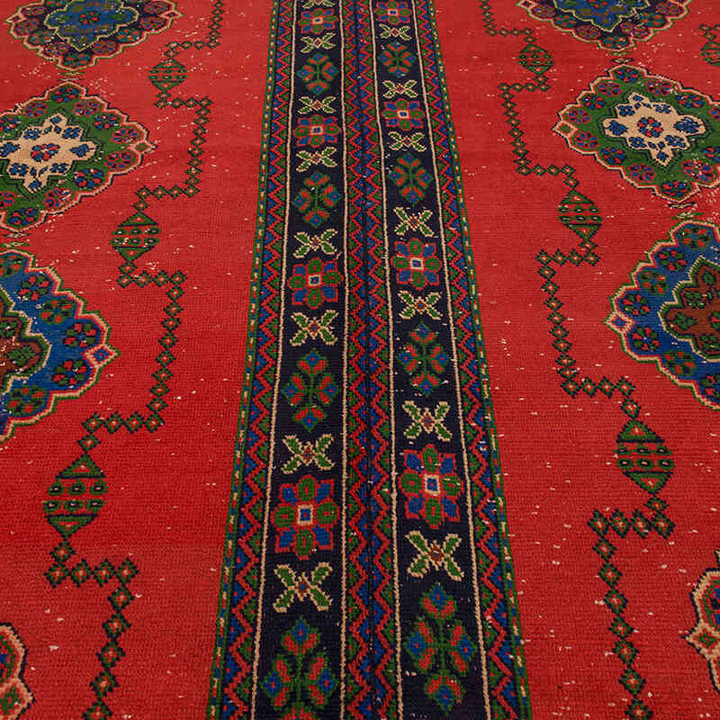 Vintage Turkish Hand-Knotted Rug - 8' 10" x 11' 4" (106" x 136") - K0072223