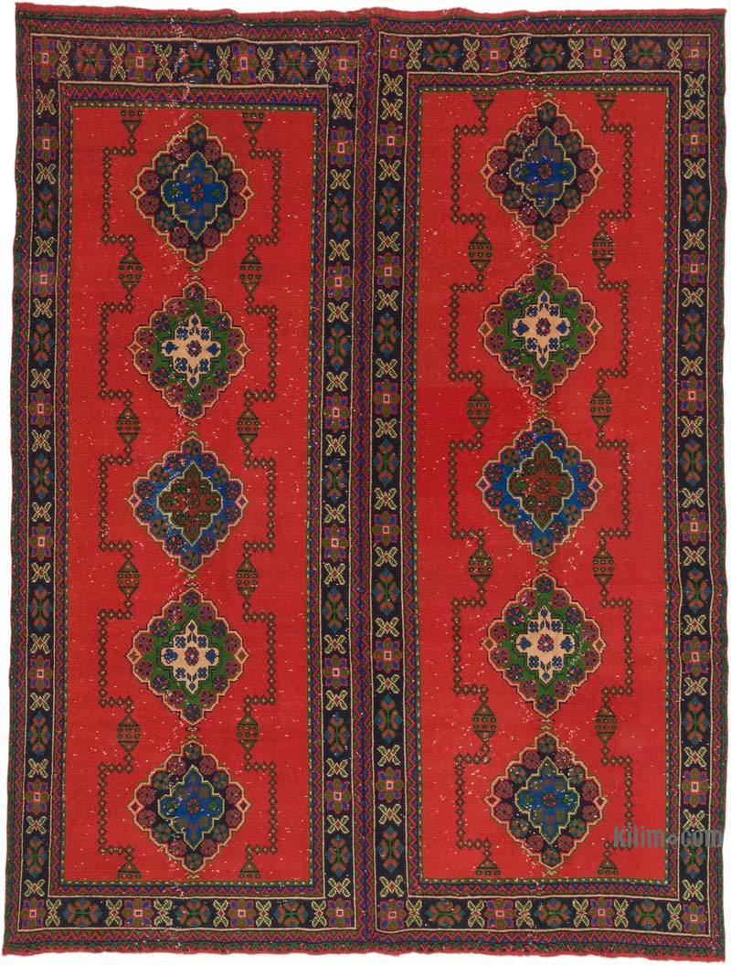 Vintage Turkish Hand-Knotted Rug - 8' 10" x 11' 4" (106" x 136") - K0072223