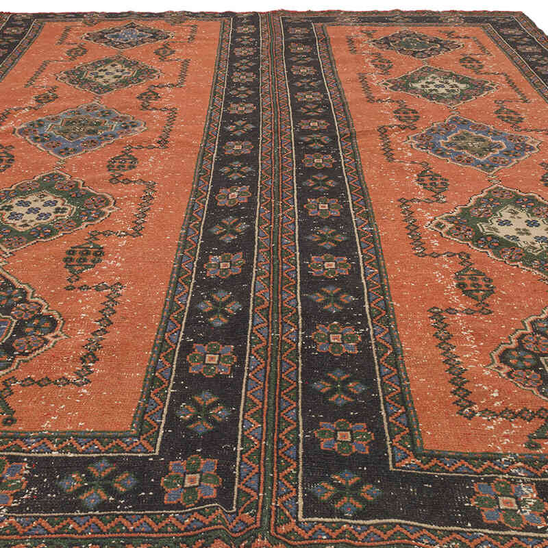 Vintage Turkish Hand-Knotted Rug - 9'  x 11' 4" (108" x 136") - K0072225