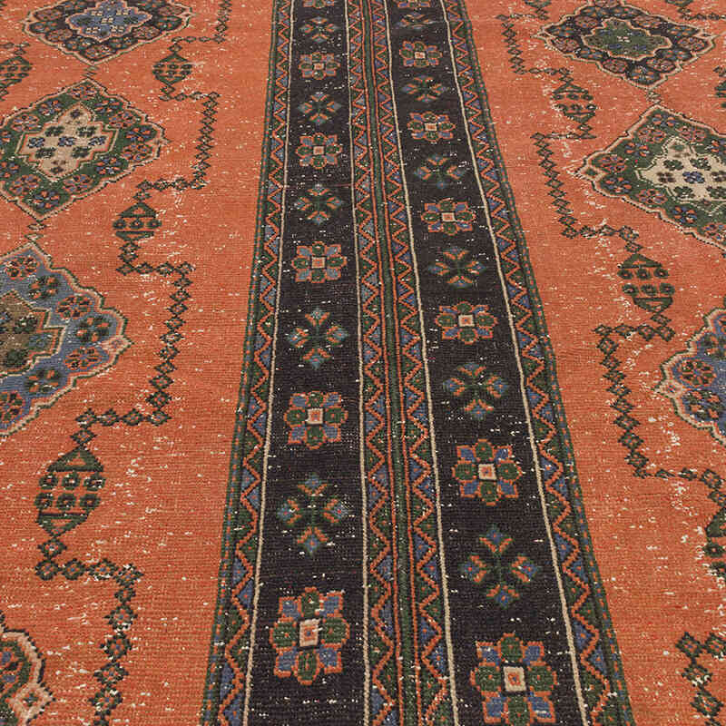 Vintage Turkish Hand-Knotted Rug - 9'  x 11' 4" (108" x 136") - K0072225