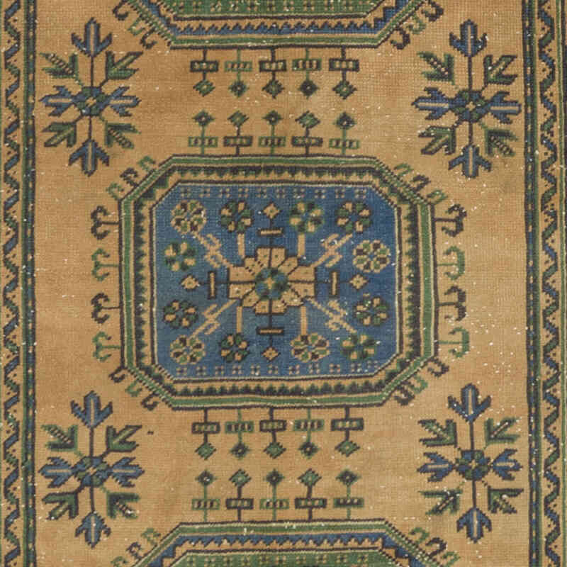 Vintage Turkish Hand-Knotted Rug - 8' 10" x 11' 7" (106" x 139") - K0072230