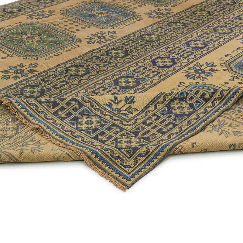 Vintage Turkish Hand-Knotted Rug - 8' 10" x 11' 7" (106" x 139") - K0072230
