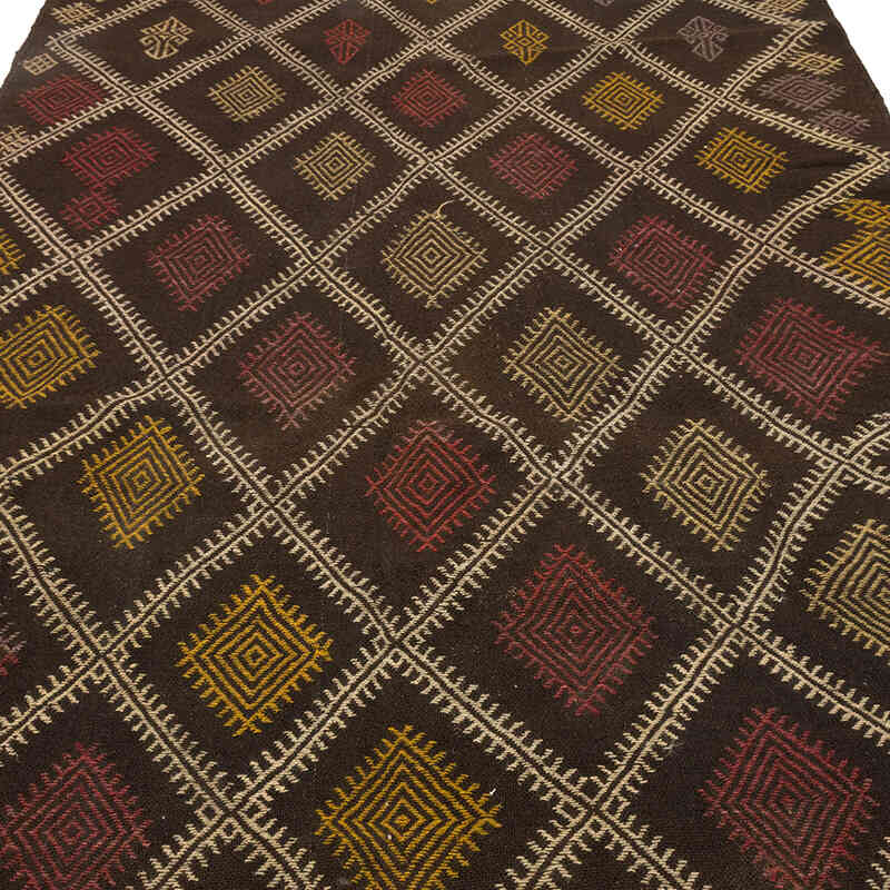 Vintage Anatolian Jijim Rug - 5' 5" x 9' 3" (65" x 111") - K0072235