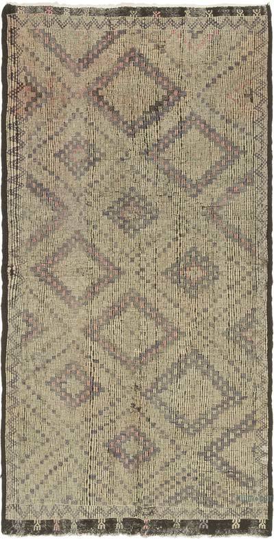 Vintage Anatolian Jijim Rug - 5' 10" x 11' 2" (70" x 134")
