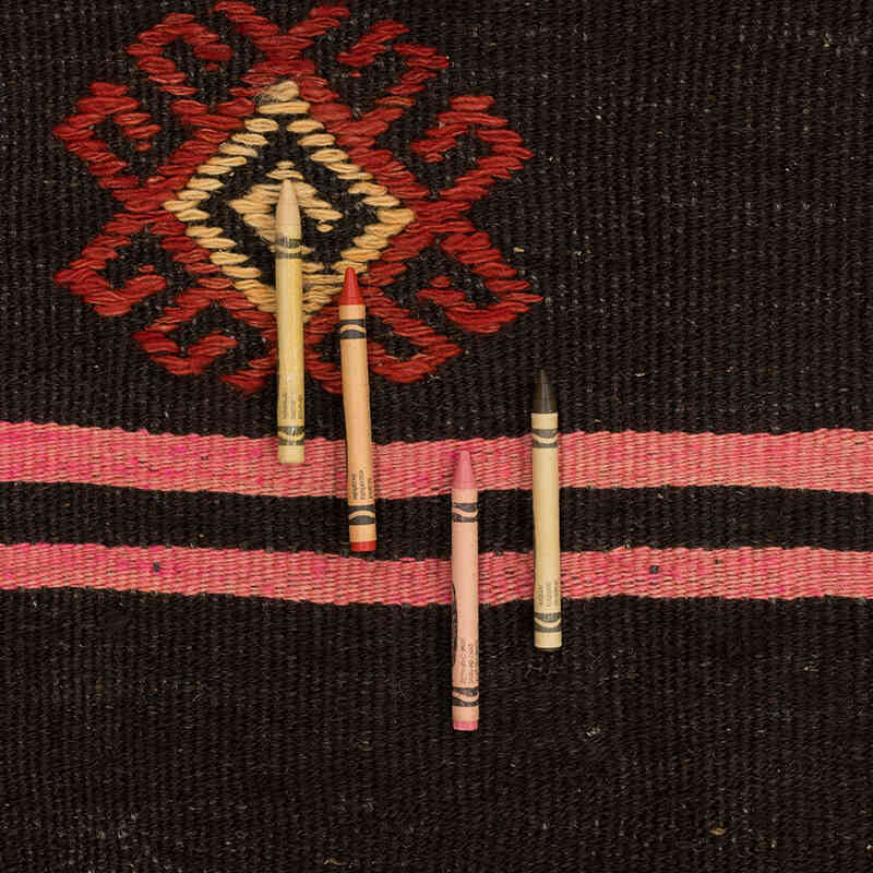 Vintage Anatolian Kilim Rug - 7' 5" x 13' 2" (89" x 158") - K0072241