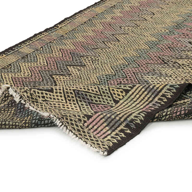 Vintage Anatolian Jijim Rug - 5' 3" x 8' 10" (63" x 106") - K0072243