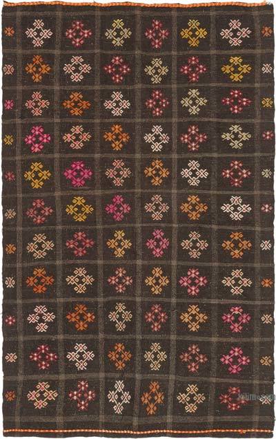 Vintage Anatolian Jijim Rug - 4' 11" x 7' 9" (59" x 93")