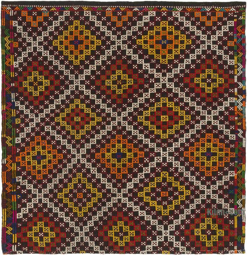 Vintage Anatolian Jijim Rug - 6' 7" x 6' 9" (79" x 81") - K0072254