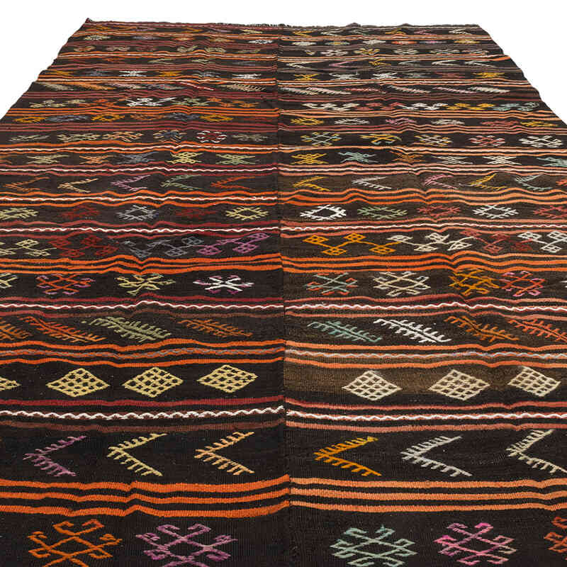 Vintage Anatolian Jijim Rug - 7' 5" x 12' 4" (89" x 148") - K0072255