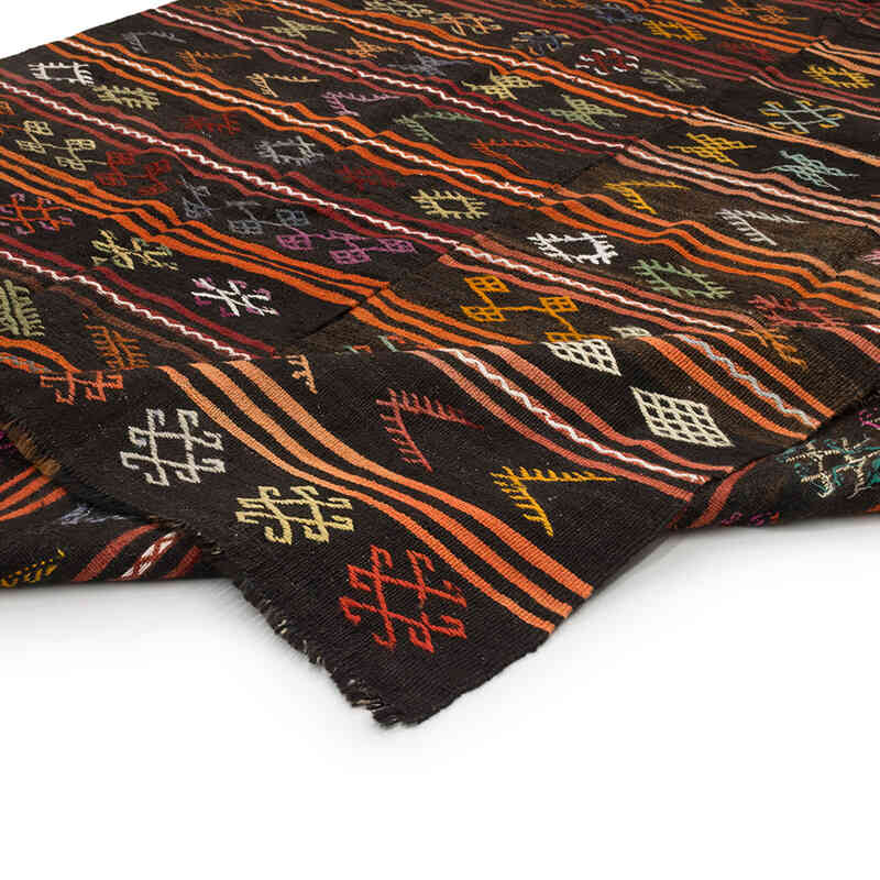 Vintage Anatolian Jijim Rug - 7' 5" x 12' 4" (89" x 148") - K0072255