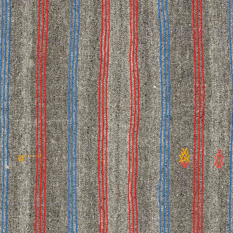 Vintage Anatolian Kilim Rug - 5' 7" x 8' 2" (67" x 98") - K0072259