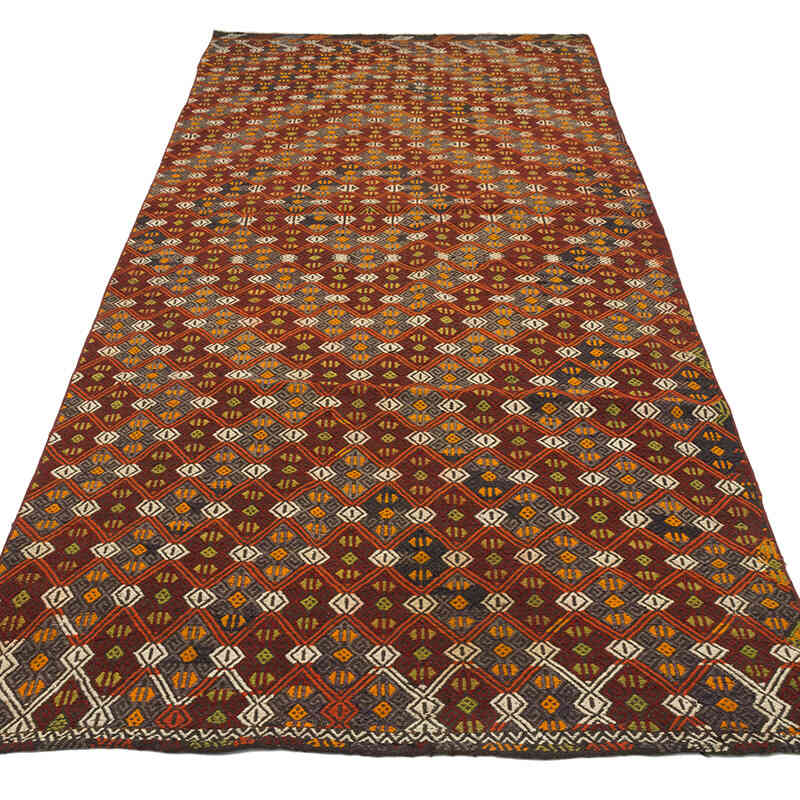 Vintage Anatolian Jijim Rug - 4' 3" x 9' 11" (51" x 119") - K0072263