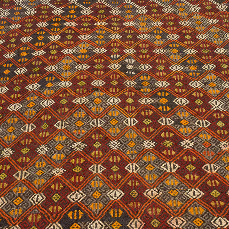 Vintage Anatolian Jijim Rug - 4' 3" x 9' 11" (51" x 119") - K0072263
