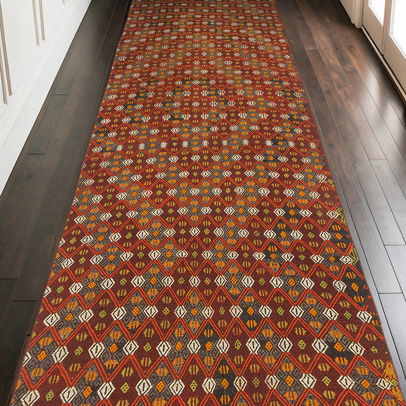 Vintage Anatolian Jijim Rug - 4' 3" x 9' 11" (51" x 119") - K0072263