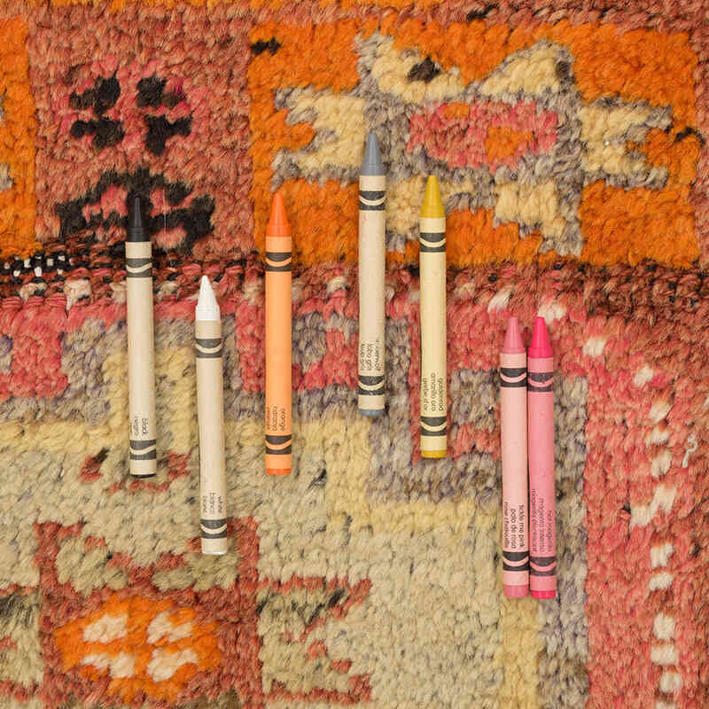 Vintage Tribal Runner Rug - 2' 10" x 11' 6" (34" x 138") - K0072267