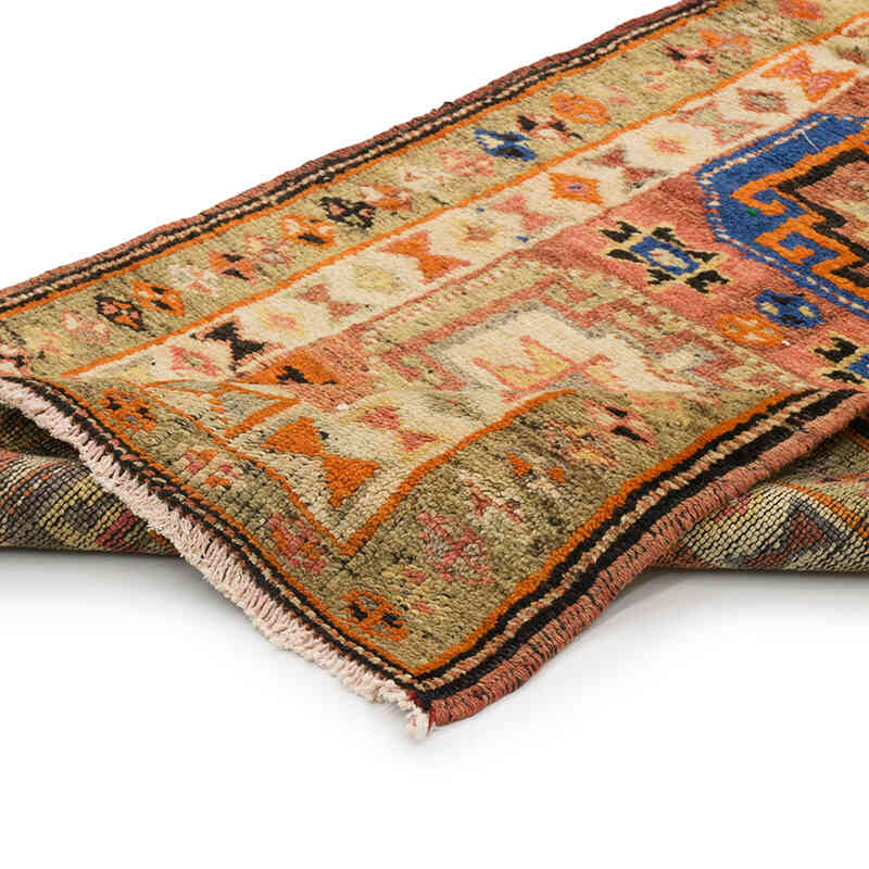 Vintage Tribal Runner Rug - 2' 10" x 11' 6" (34" x 138") - K0072267
