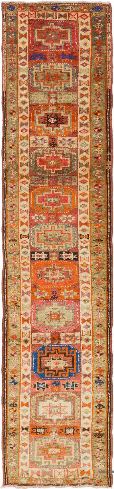Vintage Anadolu Yolluk - 86 cm x 350 cm