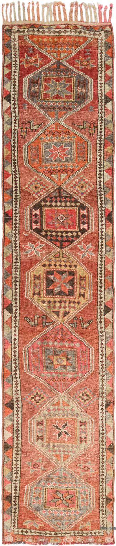Vintage Tribal Runner Rug - 2' 10" x 13'  (34" x 156")