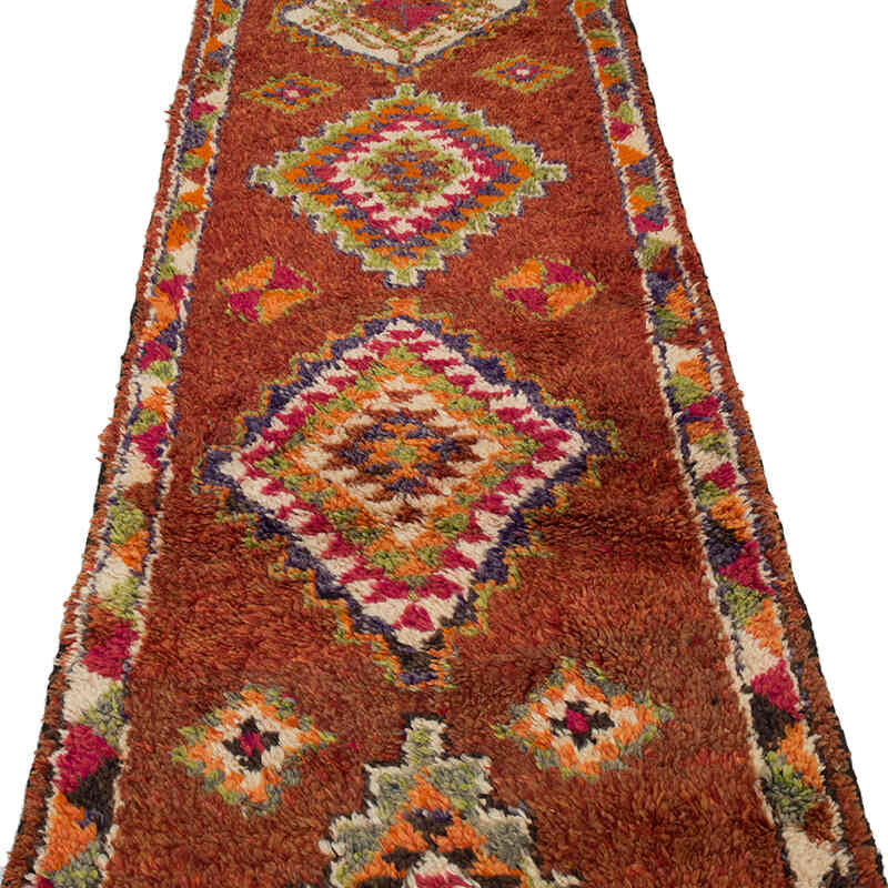Vintage Anadolu Yolluk - 90 cm x 375 cm - K0072271