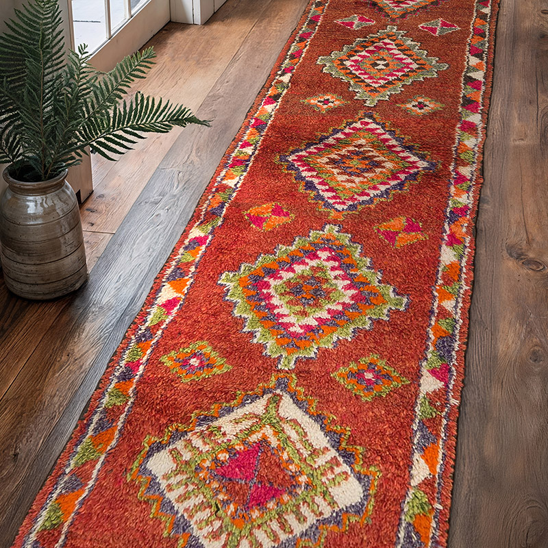 Vintage Anadolu Yolluk - 90 cm x 375 cm - K0072271