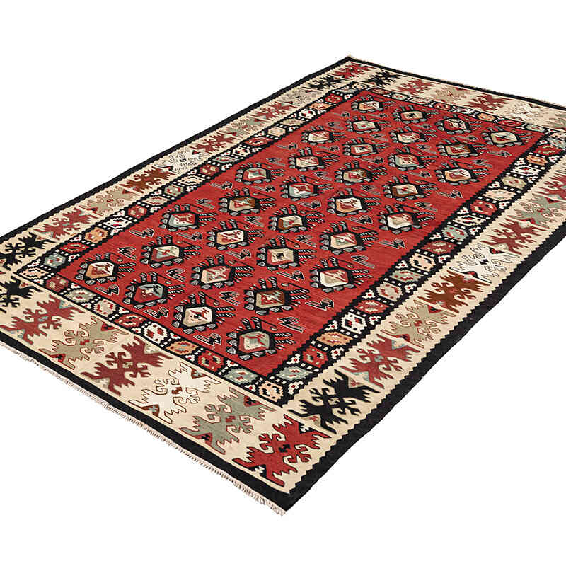 Vintage Sharkoy Kilim Rug - 4' 6" x 6' 9" (54" x 81") - K0072486