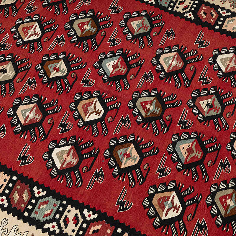 Vintage Sharkoy Kilim Rug - 4' 6" x 6' 9" (54" x 81") - K0072486