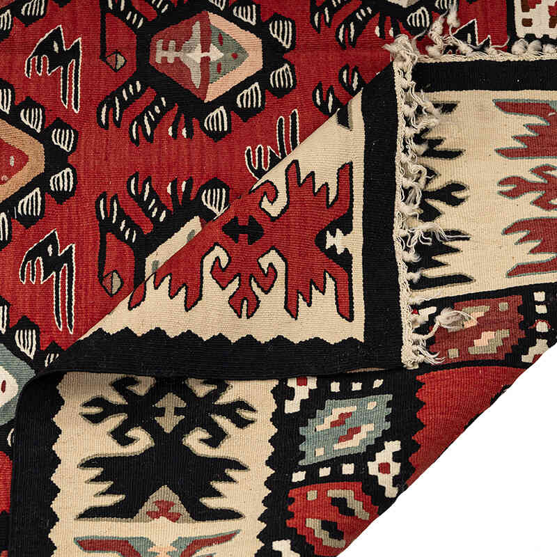 Vintage Sharkoy Kilim Rug - 4' 6" x 6' 9" (54" x 81") - K0072486