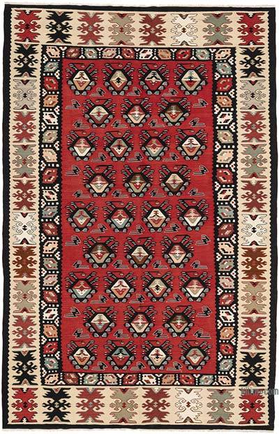 Vintage Şarköy Kilimi - 137 cm x 206 cm