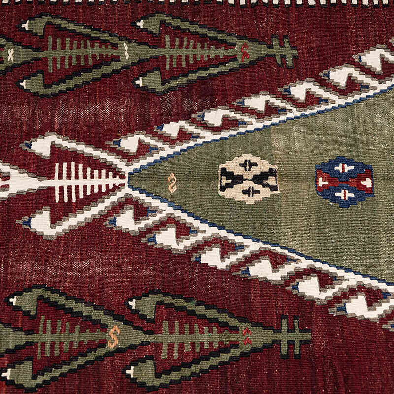 Vintage Konya Obruk Kilim Rug - 4' 6" x 6' 2" (54" x 74") - K0072491